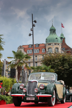 Riley 2,5 Litre RHD Cabriolet (1950) - am Concours d'Excellence Luzern am 17. September 2016 (1950)