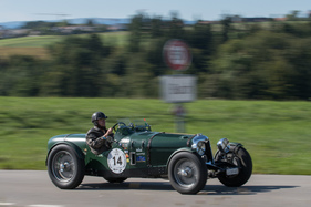 Riley 2 Seater Special (1934) in der Gruppe der Vorkriegsrennwagen bis 1945 am Grand Prix Suisse Berne Memorial 2018