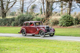 Riley 9 Monaco Saloon (1936) - als Lot 020 an der Bonhams Goodwood Members Meeting Versteigerung am 18. März 2018