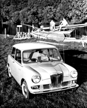 Riley Elf (1961) - Viel Chrom und opulenter Kühlergrill (1961)