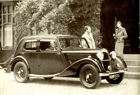 Riley Falcon (1937) - Abbildung aus dem damaligen Verkaufsprospekt