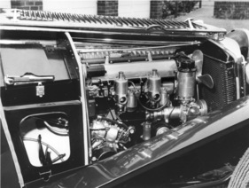 Riley MPH (1935) - Blick auf den Motor