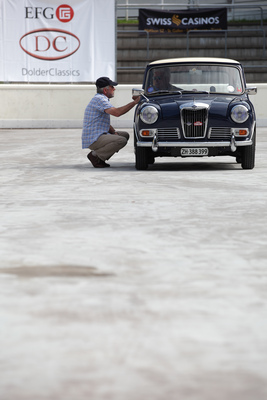 Riley Mini vor der Abfahrt - Eindrücke DolderClassics vom 7. September 2014