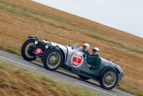 Riley Nine Brooklands (1929) an der RAID Suisse-Paris 2016