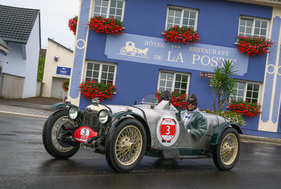 Riley Nine Brooklands (1929) an der RAID Suisse-Paris 2016