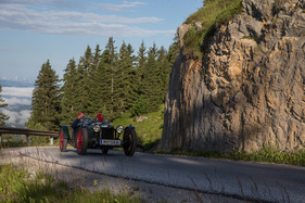 Riley Nine Brooklands (1929) - mit Startnummer 007 an der Ennstal-Classic 2017