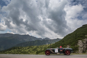Riley Nine Brooklands (1929) - mit Startnummer 007 an der Ennstal-Classic 2017