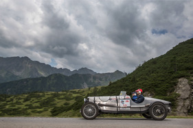 Riley Nine Special (1931) - mit Startnummer 018 an der Ennstal-Classic 2017