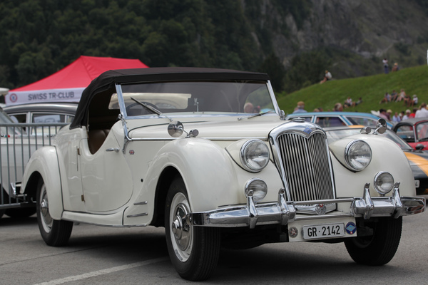 Riley RMC Convertible aus den späten Vierzigerjahren - British Car Meeting Mollis 2017