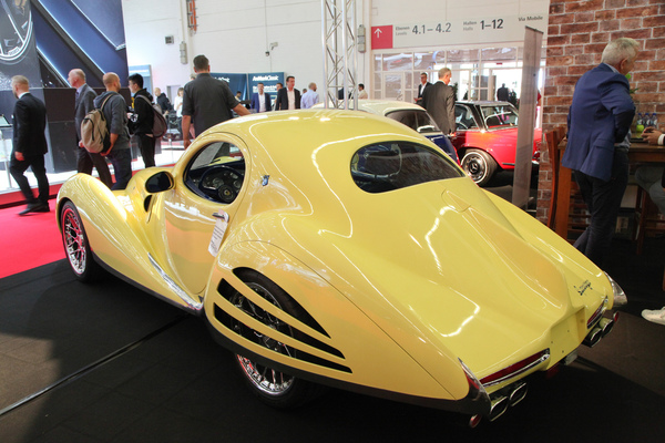 Rinspeed Yello Talbo (1996) - ganz im Stil des tropfenförmigen Talbots von damals - IAA Heritage by Motorworld 2019