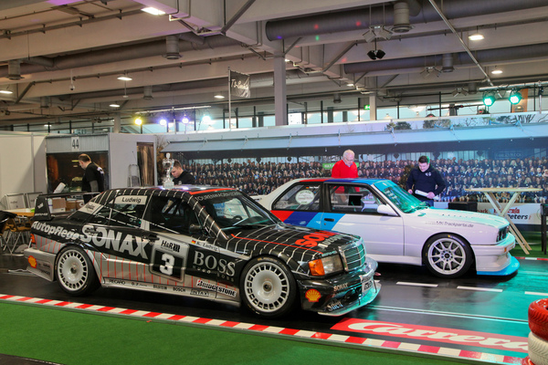 Image: Rivals in the DTM - Mercedes-Benz 190E 2.5-16 and BMW M3 - Bremen Classic Motorshow 2020