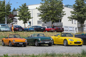Roadster-Vielfalt - Triumph Spitfire, MGB und Honda S2000 - Albisgütli Classics Cars & Bikes Juli 2025 Roadster-Vielfalt - Triumph Spitfire, MGB und Honda S2000 - Albisgütli Classics Cars & Bikes Juli 2025