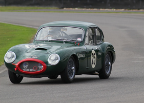 Rochdale GT Coventry Climax (1958) - in the race for the Fordwater Trophy at the Goodwood Revival 2013