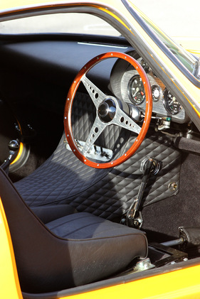 Rochdale Olympic (1961) - grosses Lenkrad, Schalthebel griffbereit