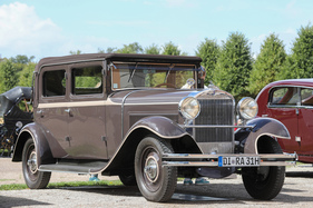 Röhr 8 RA 10/55 PS Aerable Monobloc Autenrieth (1930) - am senkrechten Kühler als Cabriolet-Limousine der ersten Serie erkennbar - 18. ASC-Classic-Gala Schwetzingen 2022