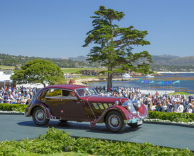Röhr 8 Type F Streamliner (1932) - 3. Rang in der Klasse J-1 beim Pebble Beach Concours d'Elegance 2024