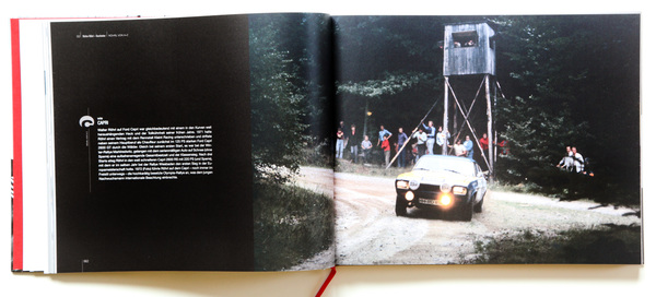 Röhrl mit dem Ford Capri - Buch "Walter Röhrl - Querlenker - Eine Zeitreise in Bildern"
