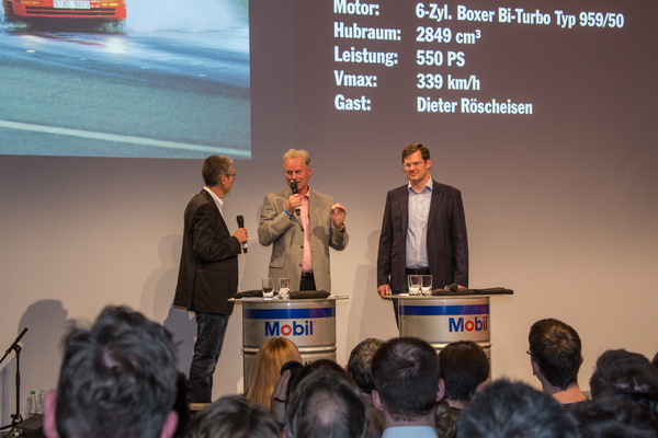 Röscheisen plaudert mit Zipser und Landenberger - Porsche Sound Nacht 2015