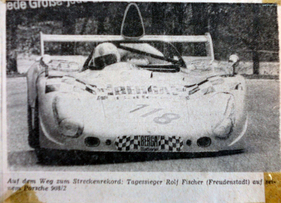 Rolf Fischer auf 908 mit Brixner-Ansaughutze – Brixner Karosserien