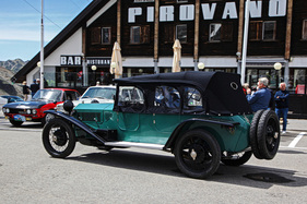 Rollendes Museum in knapp 2800 Meter Höhe: Lancia Lambda, 1922 das erste Automobil mit eigens patentierter selbsttragender Karosserie.