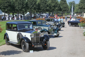 Rolls-Royce 20/25 HP (1933) - mit weiteren verwandten Modellen in Reih' und Glied - Classic-Gala Schwetzingen 2021
