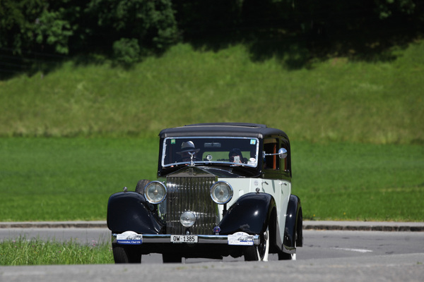 Rolls-Royce 20/25 Hooper Sports Saloon (1935) - auf der Samstagsausfahrt - Oldtimer in Obwalden (O-iO) 2019