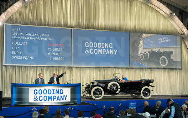 Rolls-Royce 40/50 HP Silver Ghost Torpédo Phaeton (1914) - verkauft als Lot 063 an der Gooding & Co Amelia-Island-Versteigerung am 6. März 2020