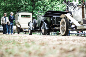 Rolls Royce Phantom 1 Tourer (1927) - auf dem Schloss Dyck bei der Kronprinz Wilhelm Rasanz Fahrt 2013