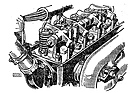 Rolls-Royce Phantom I (1925) - Ventilsteuerung am neuen Rolls-Royce-Motor