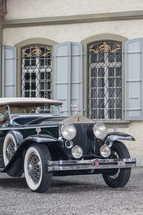 Rolls-Royce Phantom I Ascot Tourer (1930) - ab 1913 konnte man die Spirit of Ecstasy gegen Aufpreis kaufen, ab 1921 war sie serienmässig