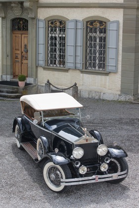 Rolls-Royce Phantom I Ascot Tourer (1930) - riesige Trittbretter vereinfachen den Einstieg