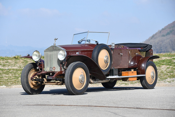 Bild: Rolls-Royce Phantom I Tourer by Conceivers (1926) - als Lot 161 angeboten an der Frühlingsversteigerung der Oldtimer Galerie Toffen am 25. März 2023