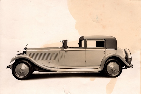 Bild: Rolls-Royce Phantom II (1931) – Originalfoto, das dem Kunden bei der Auslieferung abgegeben wurde