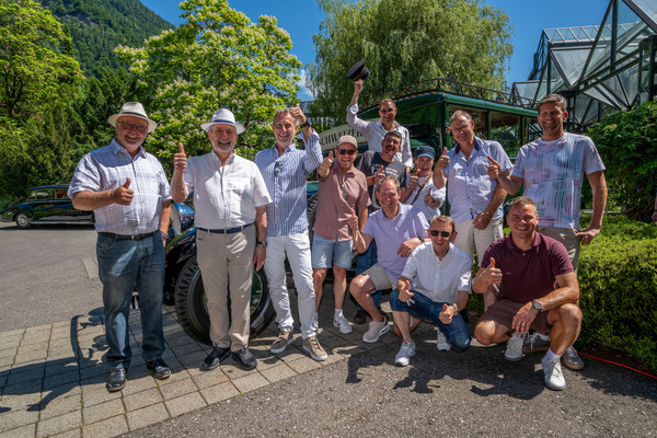 Bild: Rolls-Royce Phantom II (1931) – am ersten Hotelbustreffen in Interlaken