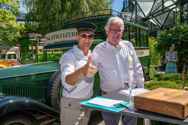 Bild: Rolls-Royce Phantom II (1931) – am ersten Hotelbustreffen in Interlaken