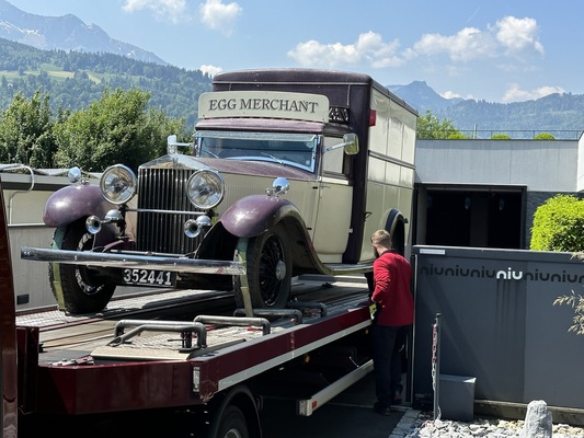 Bild: Rolls-Royce Phantom II (1931) – in der Schweiz angekommen