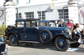 Rolls-Royce Phantom II Barker Sedancalette de Ville (1929) - dieser Aufbau war eine Barker-Spezialität und ist eine Kombination von Landau und Sedanca - gesehen am Swiss Classic British Car Meeting Morges vom 4. Oktober 2014