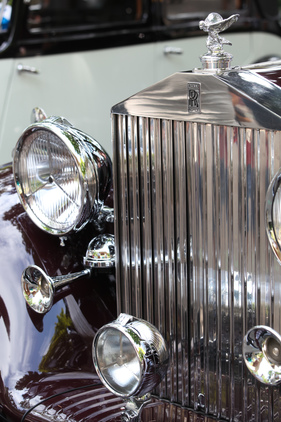 Rolls-Royce Phantom III Hooper Sports Saloon (1937) - der handgefertigte Kühler - am ZCCA 2016