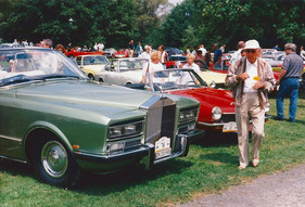 Rolls-Royce Phantom VI Frua Cabriolet (1973) - Simon van Kempen mit seinem Cabriolet am 14. Juli 1996 beim 1. Internationalen Pietro Frua Treffen in Bad König