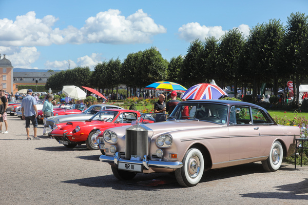 Rolls-Royce Silver Cloud III (1965) - als Coupé von Mulliner mit Alukarosserie - 19. ASC Classic-Gala Schwetzingen 2023