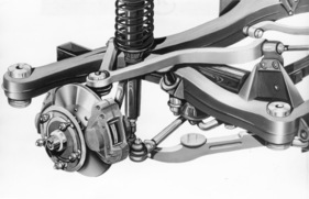 Rolls-Royce Silver Shadow (1965) - Vorderradaufhängung