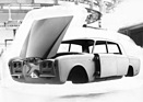 Rolls-Royce Silver Shadow (1965) - in der Malerei, die Haube wird geöffnet