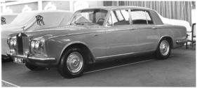 Rolls-Royce Silver Shadow (1967) - mit 74'700 Franken zwar nicht der teuerste Wagen, aber sicherlich nicht wohlfeil - Genfer Autosalon 1967