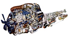 Rolls-Royce Silver Shadow (1968) - der 6,2 Liter grosse V8-Zylinder-Motor