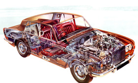 Rolls-Royce Silver Shadow (1968) - der Limousine unter das Kleid geschaut - die zweitürigen Versionen waren in der Technik weitgehend identisch