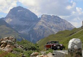 Rolls-Royce Silver Shadow an der Splügen-Rallye - British Classic Car Meeting St. Moritz 2017 Rolls-Royce Silver Shadow an der Splügen-Rallye - British Classic Car Meeting St. Moritz 2017