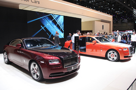 Rolls-Royce Silver Wraith - keine Spur von der eigenen Tradition bei RR - auf dem Genfer Automobilsalon 2015