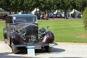 Rolls-Royce Wraith Mulliner (1939) - wurde nur einmal mit Plexiglasdach gebaut - 20. ASC Classic-Gala Schwetzingen 2024