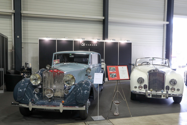 Rolls-Royce Wraith Saloon Coup (1939) - bodywork by James Young, note the Graber-Bentley next to it, seen at Carage - Swiss Classic World Lucerne 2023