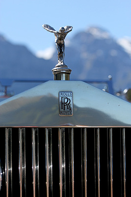 Rolls Royce am British Car Meeting 2011 in Mollis - Emily im Anflug